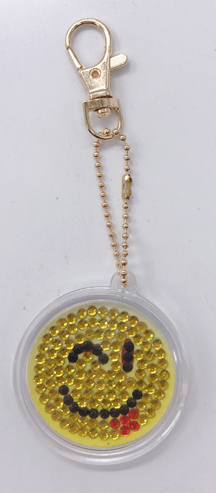 Comprar Kit Llavero Punto de Cruz Diamante Smiley_4